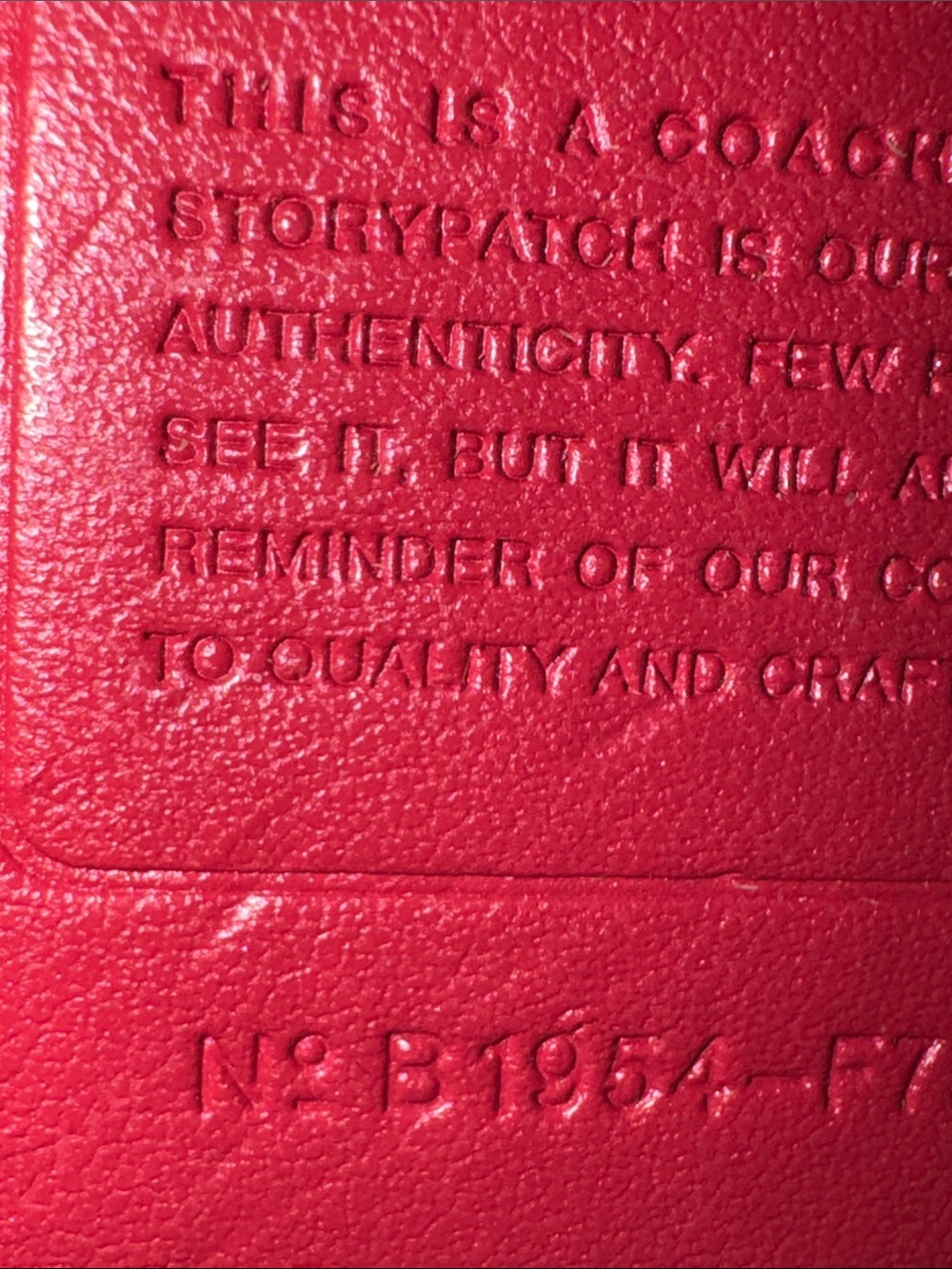 Coach Vintage Red Signature Jacquard Crossbody Bag - Picture 7 of 9